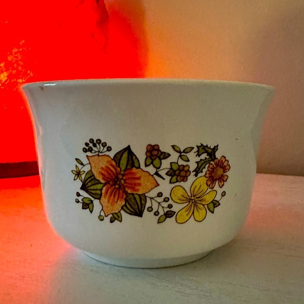 Corelle Vintage Floral Open Sugar Bowl